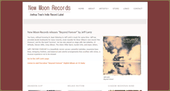 Desktop Screenshot of new-moon-records.com