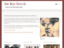Tablet Screenshot of new-moon-records.com